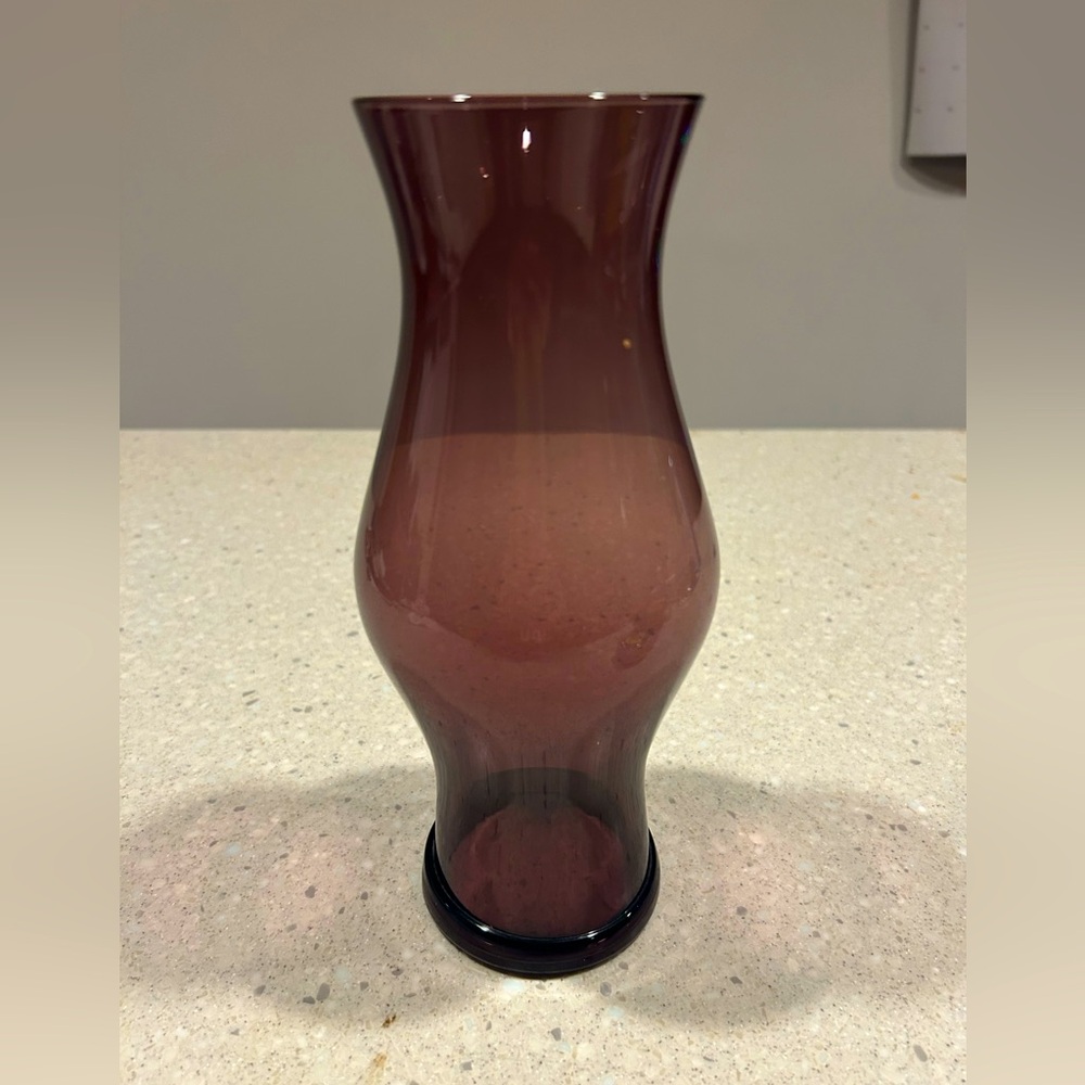 Rare Amethyst Blenko/Royal Leerdam Hurricane lamp shade
